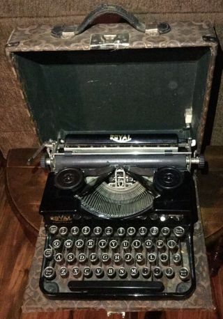 1930’s Royal Portable Typewriter