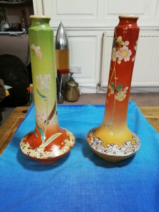 Japanese Nippon Art Noveau Vases