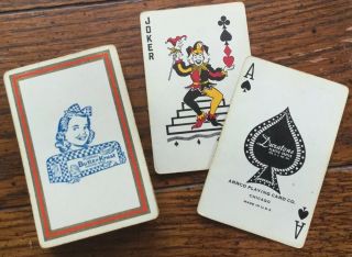 Vintage Butter - Krust Playing Cards By Arrco 52/52 1 Joker Full Deck