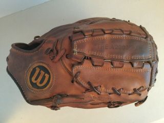 Vintage Wilson The A2000 Xl Rht Baseball Glove 12“ Made In Usa