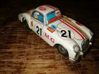 Mg Tin Wind Up Car Made In Japan