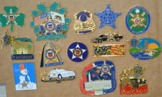 15 Us Secret Service Lapel Pins