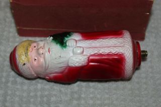 Vintage Large Figural Santa Claus Light Bulb