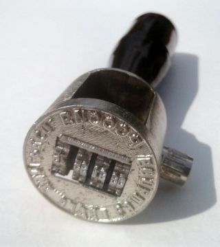 Russian Railway Mail Service Post Office Railroad Wax Seal Date Stamp 1990