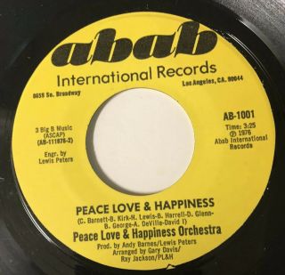 70’s Soul 45 Peace Love & Happiness Orchestra