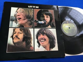 The Beatles Let It Be 1970 Uk Stereo Vinyl Lp