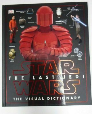 Star Wars The Last Jedi Visual Dictionary Hardcover Book