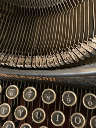Vintage 1909 Underwood Standard Typewriter No 5 S/N 2325092 Read 3