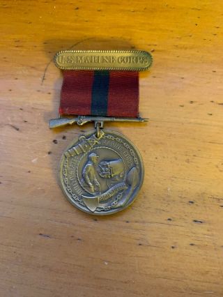 Old Ww2 Wwii Era 1941 - 1945 U.  S.  Marine Corps Good Conduct Medal Great Patina