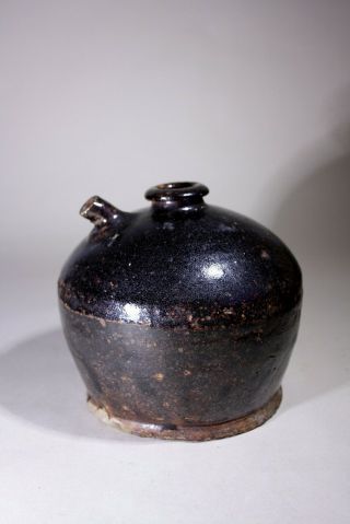 Antique Chinese Jizhou Brown Glazed Ewer Song Dynasty