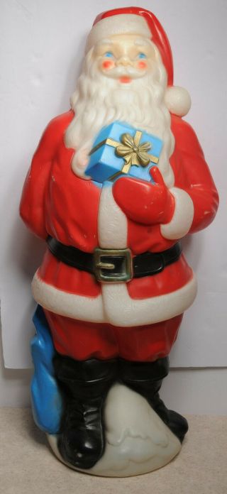 Empire Blow Mold Santa 33” Tall 1971 Christmas