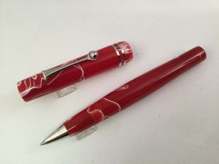 Bexley American The Strawberry Red Swirl Rollerball Convertible (jlc)