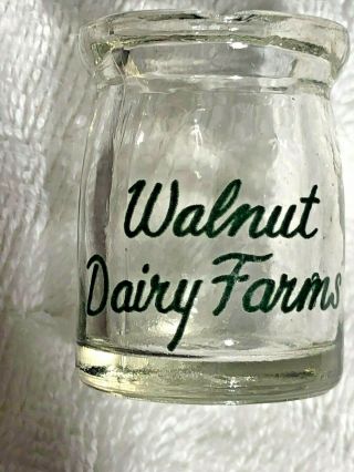 Walnut Dairy Farms Creamer 1/2 Oz Waterloo Iowa