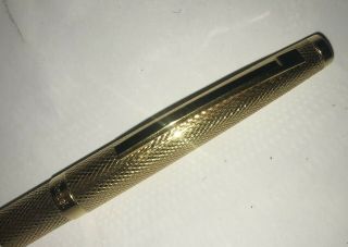 Vintage Pentel Roller Pen 24 Gold Plated Japan