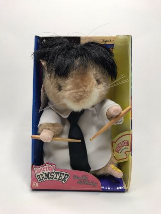 Gemmy 2002 Buddy The Dancing Hamster Singing Drumming Birthday Song Toy