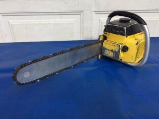 Vintage Mcculloch 6 - 10 70cc 16 " Chainsaw With Bar Needs Work 610a