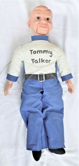 Vintage Tommy Talker Ventriloquist Puppet Doll By Regal Toys Canada Complete