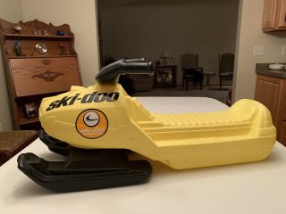 1971 Marx Ride On Child’s Snow Mobile Sled 3