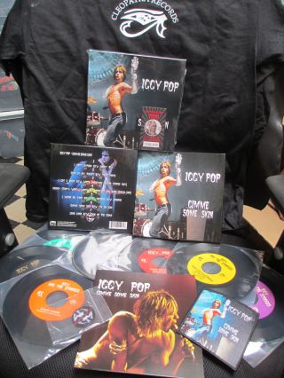 Iggy Pop & The Stooges Gimme Some Skin: Vinyl 7 Inch Box Set I Got A Right Punk