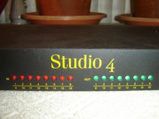 Opcode Systems Studio 4,  Midi Interface,  Vintage Rack,  Pair (2 Units Total) 3