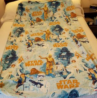 Three Vintage Star Wars 1977 - 79 Twin Sheets 1 Flat,  2 Fitted