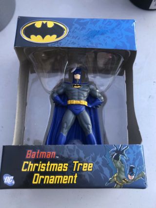 Hallmark Batman Dc Comics Christmas Tree Ornament Boxed Resin Very Good