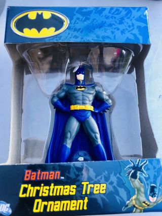 Hallmark Batman DC Comics Christmas Tree Ornament Boxed Resin Very Good 2