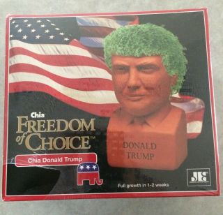 President Donald Trump Chia Pet Head - Freedom Of Choice - Make America Great