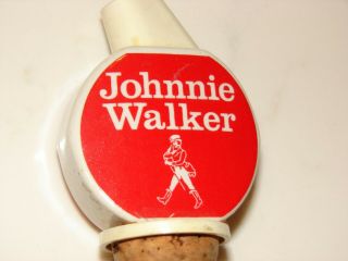 READY TO POUR PUB USE RED JOHNNIE WALKER SCOTCH WHISKY BOTTLE POURER SPOUT 2