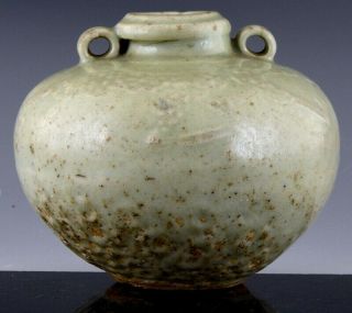 Larger Size Chinese Longuan Celadon Glaze Dragon Water Pot Jar Ming Dynasty