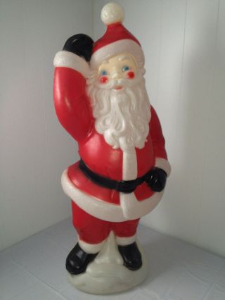 General Foam Plastics Vintage Santa Claus Blow Mold 40 " Tall (no Light)