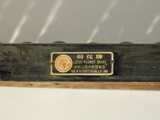 Vintage Lotus Flower Brand Abacus 13 Rungs 91 Beads People ' s Republic Of China 2