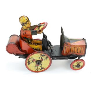 Vintage Marx Cowboy Whoopee Car Tin Wind Up Toy