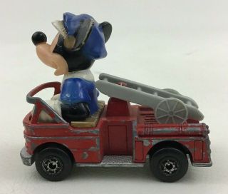 Matchbox Die - cast Fire Truck Disney Firefighter Mickey Mouse Vintage 1979 Toy 2
