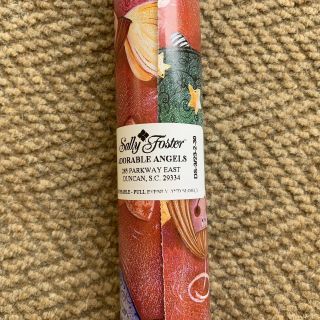 Sally Foster Adorable Angels Christmas Gift Wrap Roll Discontinued Rare
