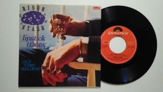 Ringo Starr Lipstick Traces Polydor 7 ",  Ps Italy As Beatles