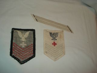 Navy WW2 Medic Patches Medical Red Cross 2
