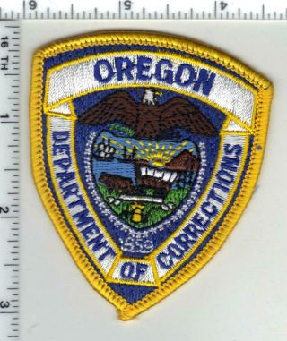 Department Of Corrections (oregon) 1st Issue Cap/hat Patch