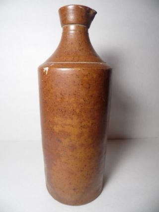 Antique 1890s Stoneware Ink Bottle J Bourne & Son Denby Pottery Pj Arnold London