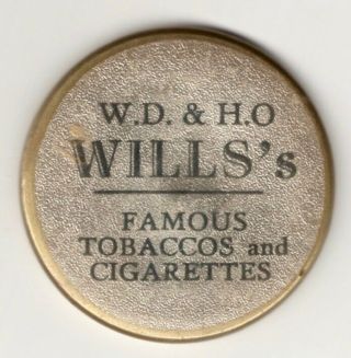 Orig Small W D & H O Wills’s Small Advertising Compact Handbag Mirror,  Tobacco