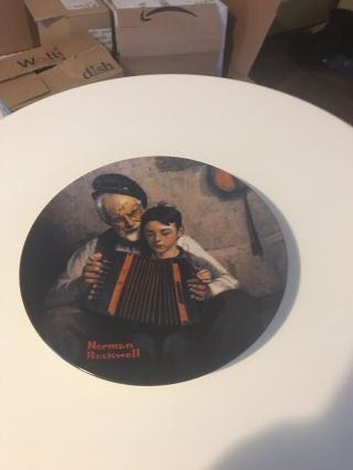 Norman Rockwell Collector Plate " The Music Maker " 1981 Limited Edition