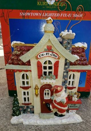 Snowtown Kurt S Adler Fix - It Shop Lighted Christmas Village