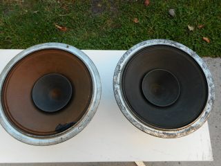 Vintage Philips 9710m Full Range Speakers,  Good Pair