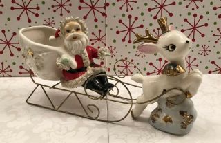 Ucagco Santa Sleigh And Reindeer