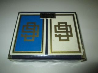 Vintage Two Decks Of Plastic Coated Duratone Playing Cards