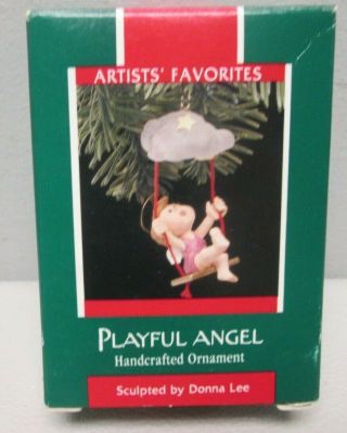 Hallmark Keepsake Ornament Playful Angel Artist 