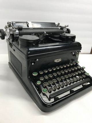 Vintage Royal Typewriter Vintage Solid Black Typewriter Made In Usa -