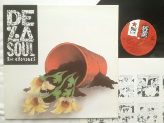 Ex/ex De La Soul Is Dead Uk Big Life Lp Vinyl Rap Record,  Inner Sleeve Album