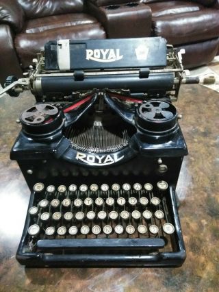 Vintage Royal Black Portable Typewriter
