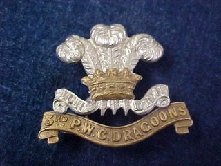 Ww2 Cap Badge 3rd Prince Of Wales Canadian Dragoons